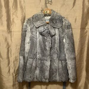 Spit End Ltd Vintage Genuine Rabbit Fur Coat